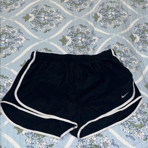 Nike Women's Navy blue  Athletic Shorts with White Trim